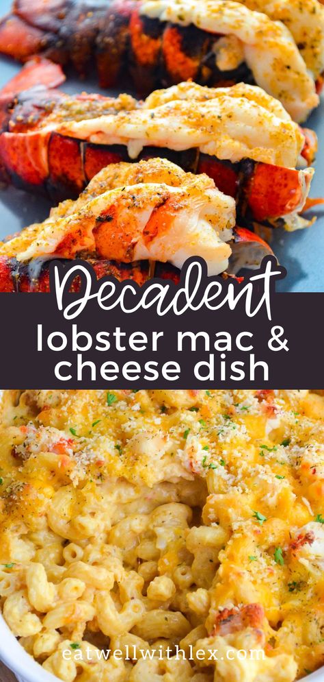 creamy homemade lobster mac and cheese recipe Lobster Mac And Cheese Recipe Easy, Smoked Lobster Mac And Cheese, Best Lobster Mac And Cheese, Crawfish Mac And Cheese, Lobster Mac And Cheese Recipe, Lobster Pasta Recipe, Lobster Mac N Cheese Recipe, Lobster Pasta, Lobster Bake