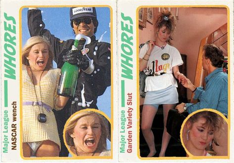 Sleazy Vintage Trading Cards We’d Love To See - Flashbak Trading Cards Design, Vintage Trading Cards, Bubble Gum Cards, Charlie’s Angels, Random Picture, D Love, Artist Trading Cards, The 70s, Major League