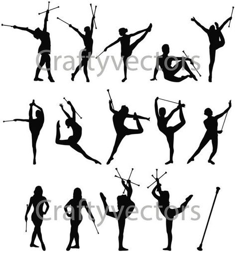 Levi Style, Twirl Girl, Twirling Costumes, Baton Twirling, Shirts Ideas, Color Guard, Vector Drawing, Wall Decal Sticker, Gymnastics Leotards