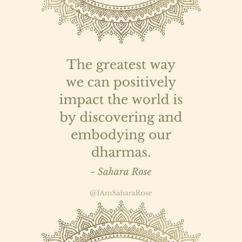 Sahara Rose🌹Dharma on Instagram: “Discovering your dharma isn’t about always knowing where you are going but following what feels true for you at this time. ✨⁠⠀ ⁠⠀ This…” Sahara Rose, Living Life, Live Life, Discover Yourself, Spirituality, Collage, Feelings, On Instagram, Pins