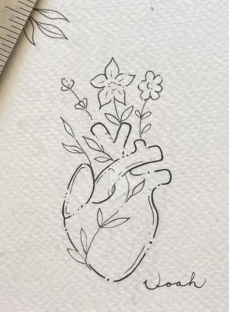 Heart Muscle Tattoo, Dainty Medical Tattoo, Cute Medical Tattoos, Minimalist Medical Tattoo, Organ Tattoo Ideas, Fine Line Medical Tattoo, Romance Reader Tattoo, Simple Nurse Tattoo, Emergency Medicine Tattoo