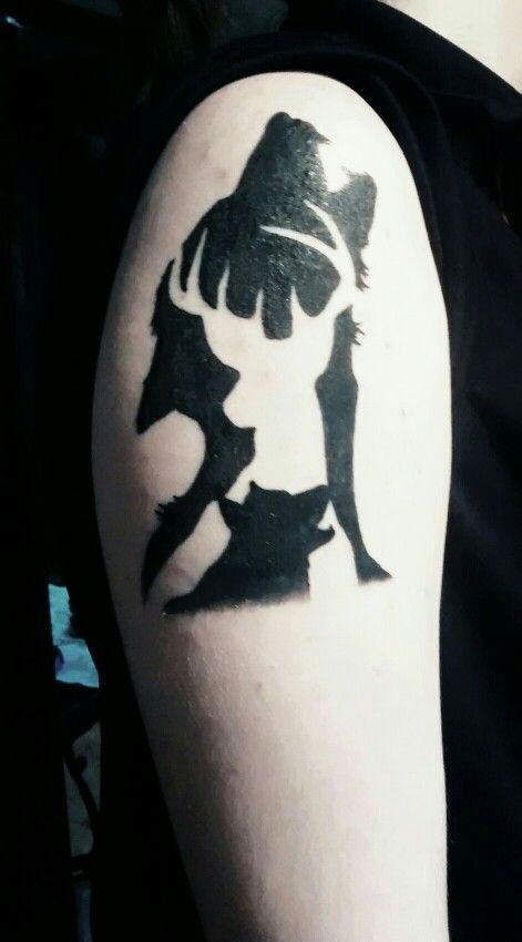 The Marauders Mooney, Prongs, and Padfoot from Harry Potter. Padfoot Tattoo, Marauders Tattoo Ideas, Marauders Tattoo, Potter Tattoo, Harry Potter Tattoos, Harry Potter Tattoo, Writer Inspiration, Alternative Style, Marauders Era