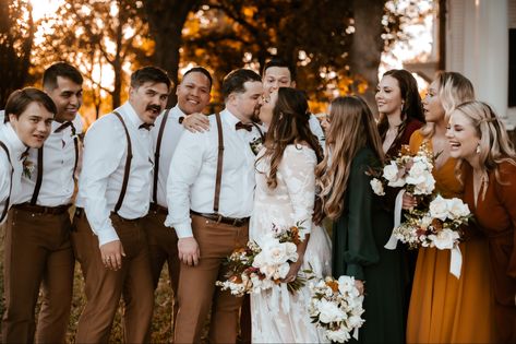 Fall Bridesmaid Dresses Mismatched With Groomsmen, Fall Bridesmaid Dresses Mismatched, Fall Groomsmen Attire, Fall Bridesmaids Dresses, Fall Groomsmen, Bridesmaid Dresses Mismatched, Fall Bridesmaid, Civil Wedding Dress, Wedding Motif