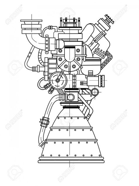 Rocket Hammer, Engine Diagram, Kerbal Space Program, Rocket Engine, Aircraft Mechanics, Space Rocket, Rocket Science, Jet Engine, Design Research