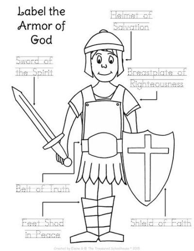 Armor Of God Worksheets Free Worksheets Armor Of God Printable, Armor Of God Lesson, Sunday School Worksheets, Childrens Bible Study, Armour Of God, Bible Worksheets, The Armor Of God, Sunday School Kids, Preschool Bible