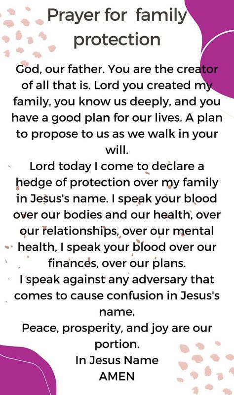 Powerful Morning Prayers For Family, Prayer For Protection For Family, Prayer For Family Protection, Prayers For Family Protection, Family Prayers, Protection Prayer, Family Protection, Prayer For My Family, Powerful Morning Prayer