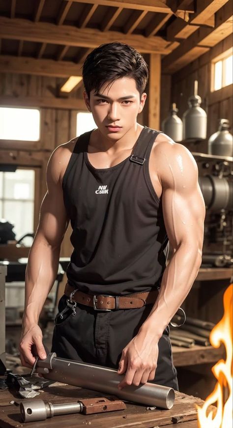 Men Bodies, Animated Man, Asian Man, Inked Men, Anime Guys Shirtless, Men Style Tips, Muscular Men, Shirtless Men, Korean Men