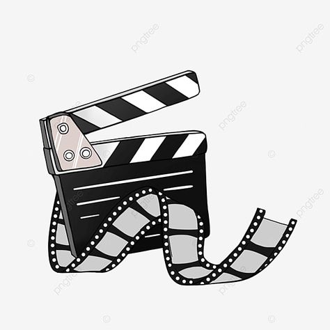 Movie Stickers Film, Cinema Art Illustration, Movies Clipart, Cinema Drawing, Movie Clapper Board, Film Clipart, Cinema Illustration, Movie Clapper, Movie Clipart