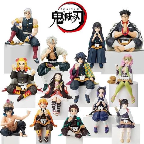 Sitting Anime Figurines, Demon Slayer Things To Buy, Demon Slayer Toys, Demon Slayer Figures, Demon Slayer Merch, Anime Items, Manga Naruto, Figure Anime, Cup Noodles