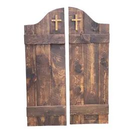 Southwestern Interior, Saloon Doors, Farm Entrance, Western Saloon, Functional Wall Art, Art Nouveau Interior, Man Cave Bar, Home Building Design, Home Doors