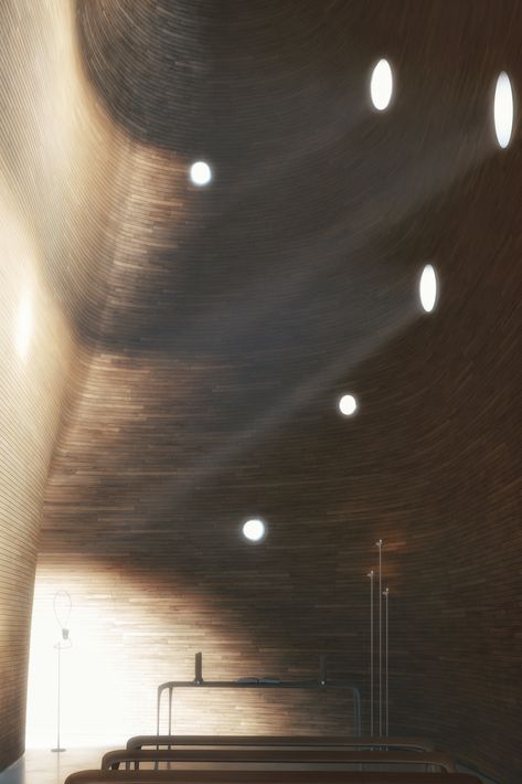 A Wood chapel in the mountains as a spiritual retreat. Spiritual Space Architecture, Spiritual Architecture, Spiritual Ceremony, Architecture Design Studio, Spiritual Space, Spiritual Retreat, Sacred Architecture, Space Architecture, Architecture And Design