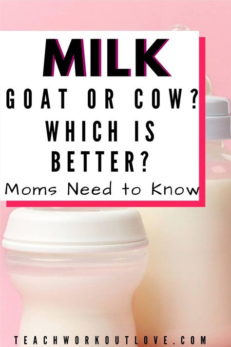 Before bringing your little one into the world, you must have contemplated so many ways in which you can ensure his health and well-being. From designing a safe nursery, buying comfortable clothes to selecting the right baby formula – you will settle for nothing but the best for your baby. With a myriad of baby … The post Milk: Goat or Cow? Which is Better? Moms Need to Know! appeared first on Teach.Workout.Love. Goat Milk Formula, Milk Benefits, Diy Baby Food, Lactation Recipes, Quick Energy, Cow Milk, Milk Production, Breastfeeding And Pumping, Which Is Better