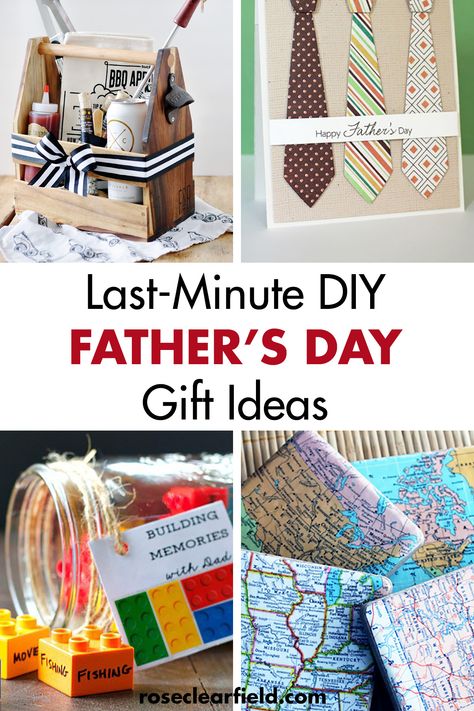 Last-minute DIY Father's Day gift ideas. Easy, unique meaningful gifts for the dads in your life! #FathersDay #FathersDaygifts #giftideasfordad Fathers Day Gifts Ideas, Homemade Fathers Day Gifts, Diy Gifts For Dad, Father's Day Greetings, Unique Gifts For Dad, Father's Day Greeting Cards, Diy Xmas Gifts, Last Minute Christmas Gifts, Diy Father's Day Gifts