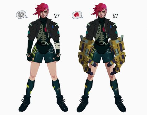 Vi Fanart, Character Poses, Robots Concept, Game Character Design, Robot Concept Art, Digital Art Anime, Sketchbook Art Inspiration, Fantasy Fashion, Drawing Reference Poses