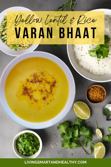 Delicious Varan Bhaat recipe, a comforting Maharashtrian meal made effortlessly! Try this simple dal (lentil) recipe for a wholesome meal tonight. #varanbhaat #varanrecipe #maharashtrianvaranrecipe #dalchawal #varanbhaatrecipe #howtomakevaranbhat Simple Dal Recipe, Lentil Recipe, Lemon Pickle, Yellow Lentils, Pigeon Peas, Using A Pressure Cooker, Dal Recipe, Lentil Recipes, Red Chili Powder