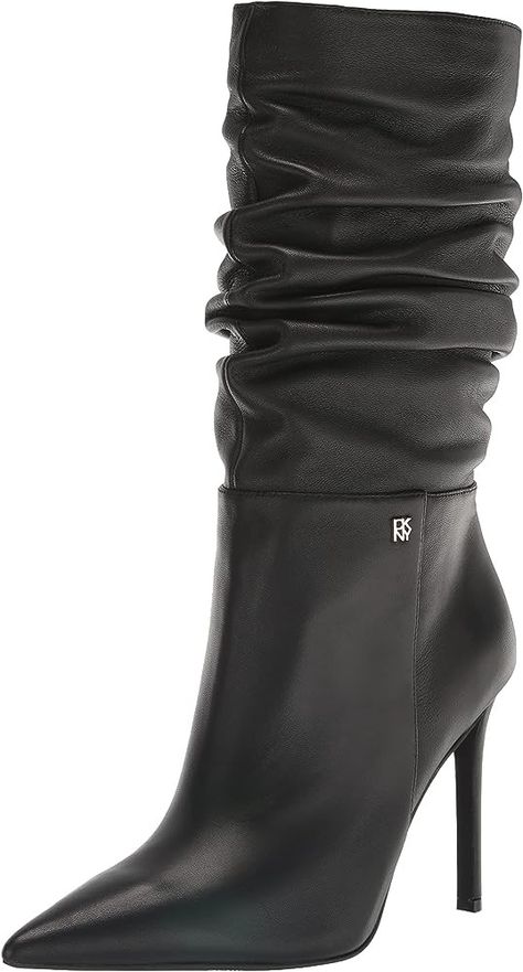 Dkny Boots, Dkny Shoes, Sneakers Heels, Crew Neck Tshirt, Knee Boot, Tall Boot, New York Style, Women Essentials, Modest Fashion Outfits