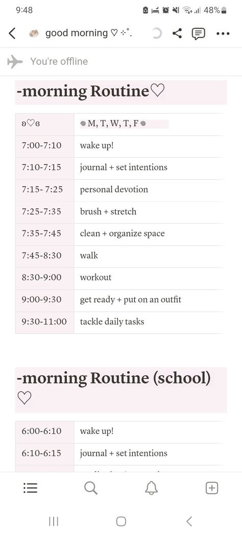 Schedules Aesthetic, Notion 2024, Scheduling Aesthetic, Notion Routine, Notion Routine Ideas, Aesthetic Schedule, Notion Routine Template, Morning Routine Template Aesthetic, Routine Apps