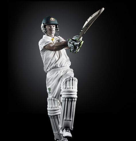 The fabulous Ricky Ponting in a classic pull shot pose. Captain of my favourite era of cricket. Cricket Photoshoot, Arcade Shoot, Australian Cricket Team, Ricky Ponting, Cricket Team, Studio Shoot, Decathlon, Yorkshire, My Favourite