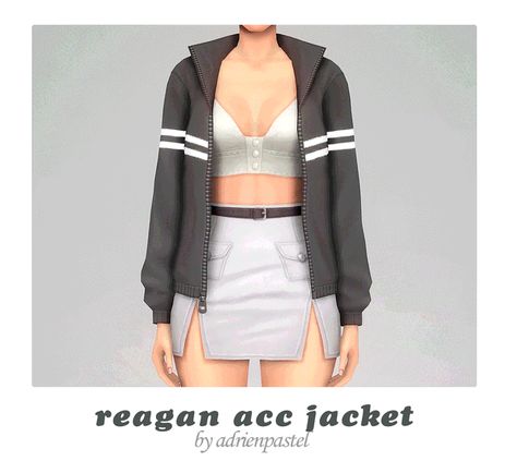 Sims 4 Jacket Accessory, Body Sock, Sims4 Clothes, Los Sims, Ts4 Cc, Sims 4 Clothing, Cc Finds, The Sims4, Sims 4 Cc