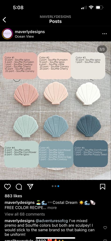 Sculpey Premo Color Recipe Free, Clay Colour Recipe, Color Recipes Polymer Clay, Clay Color Recipe Free, Sculpey Polymer Clay Color Mixing Recipes, Polymer Clay Colour Recipes, Sculpey Color Mixing Chart, Polymer Clay Color Mixing Chart, Coloring Frosting