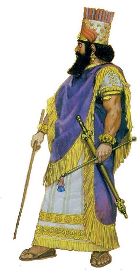 Babylonian king Nabopolassar The founder of the Neo-Babylonian Empire in the 7th… Babylonian Empire, Ancient Babylon, Warriors Illustration, Historical Warriors, Cradle Of Civilization, Ancient Near East, Ancient Warfare, Ancient Mesopotamia, Ancient Persian