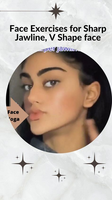 Effective Face Exercises for Sharp Jawline, V Shape face #shorts #faceyoga #faceyogamethod Exercises For Sharp Jawline, Sharp Jawline Exercises, Face Firming Exercises, Facial Yoga Exercises, Sharp Jawline, Jawline Exercise, Face Yoga Method, V Shape Face, Marionette Lines