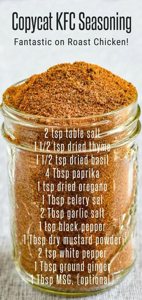 #VeganSnackSensations Easy Homestead Recipes, Homemade Pantry Mixes, Seasoning Recipes Homemade, Kfc Seasoning, Chicken Seasoning Recipes, Copycat Kfc, Homemade Dry Mixes, Homemade Spice Mix, Spice Blends Recipes