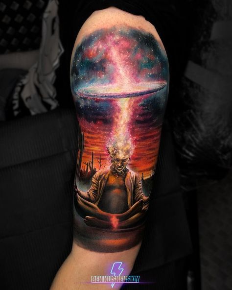 Intergalactic Tattoo, Galactic Tattoo, Men Sketch, Tattoo Designs Drawings, Interesting Tattoos, Women Small Tattoos, Arm Sleeve Tattoos For Women, Belgium Germany, Amazing Tattoos