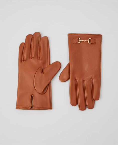 Horsebit Leather Glove Gloves Fashion, Womens Gloves, Leather Glove, Travel Style, Ann Taylor, Gloves, Autumn Fashion, Dry Clean, Fashion Accessories