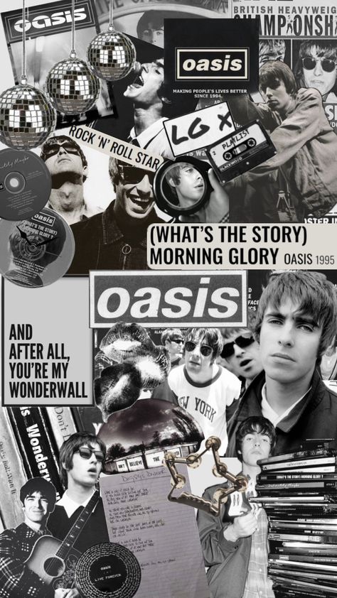 Graduation Album, Oasis Band, Liam And Noel, Stone Roses, Vintage Poster Design, Music Poster Design, Noel Gallagher, Liam Gallagher, George Michael