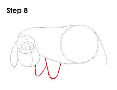 Eeyore Pooh Drawing 8 How To Draw Eeyore, Eeyore With Balloon, Eeyore Tail, Pooh Drawing, Winnie The Pooh Drawing, Disney Character Drawings, Character Drawings, Cartoon Drawing Tutorial, Drawing Cartoon Characters