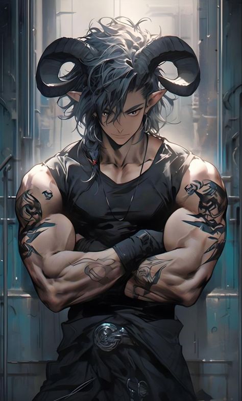 Hot Alien Male Art, Satyr Male, Arte Aries, Illustrated Characters, Fantasy Locations, Smartphone Design, Genos Wallpaper, Art Mobile, Alien Character