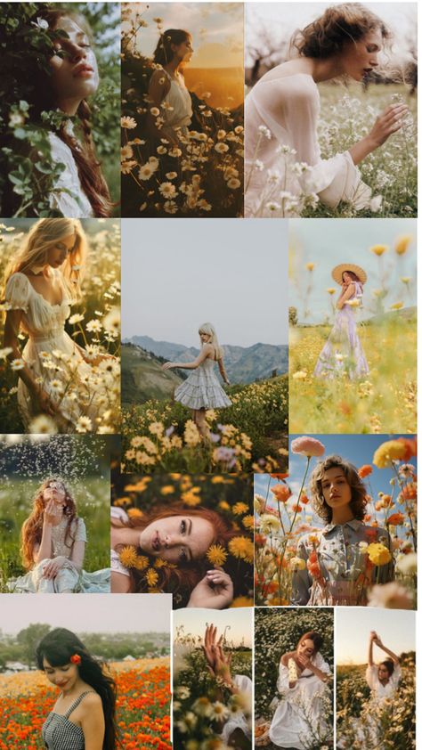 Boho Photoshoot, Quinceanera Photoshoot, Outdoor Portrait Photography, Senior Portraits Girl, Spring Photoshoot, Flower Photoshoot, Farm Photo, Outdoor Shoot, Emotional Photography