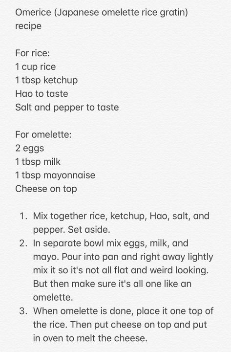 Omerice (Japanese omelette rice gratin) recipe from Delish Kitchen https://youtu.be/cHBJNQJ-ZY4 (search "how to make omelette rice gratin delish kitchen" on youtube) Omellete With Rice, Fried Rice Omelette, Thai Omelette Rice, Rice Gratin, Making A Perfect Omelette, Omelette Rice, Japanese Omelette, Taiwanese Oyster Omelette, Rice Recipes