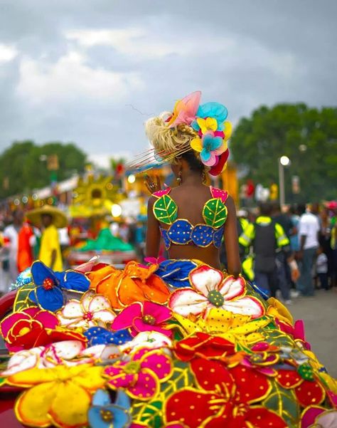 Carnival des fleurs costume going on right now in Haiti. Haitian Independence Day, Haitian Clothing, Carnival Inspiration, Haiti Flag, Haitian Art, Caribbean Carnival, African Dresses For Kids, Carnival Festival, Braided Ponytail Hairstyles