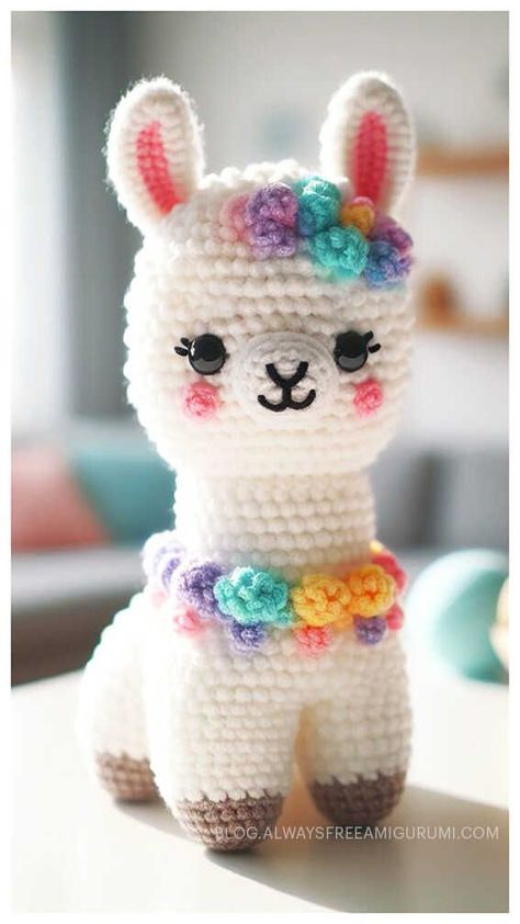 Amigurumi Llama Crochet Free Pattern 🦉 #crochetdollpatternfreeamigurumi Amigurumi Stuffed Animals Free Pattern, Crochet Bulky Yarn Amigurumi, Crochet Warmies Pattern, Easy Crochet Free Patterns Amigurumi, Crochet Llama Pattern Free Amigurumi, Free Crochet Alpaca Pattern, Plush Crochet Amigurumi, Alpaca Amigurumi Pattern Free, Free Alpaca Crochet Patterns