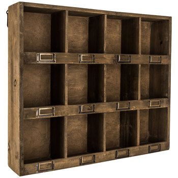 Essential Oil Wall Storage, Trailer Bathroom, Antique Wall Shelf, Hobby Lobby Furniture, Wooden Cubby, Wooden Wall Shelf, Cubby Shelf, Antique Shelves, Metal Wall Shelves