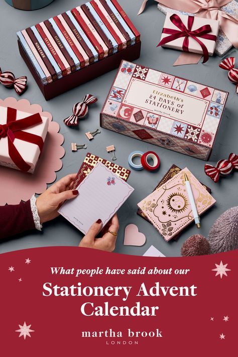 Discover all the hype around our limited edition stationery advent calendar... Stationary Advent Calendar, Christmas Calendar Design, Diwali 2024, Cool Advent Calendars, Christmas Adverts, Planner Business, Cake Packaging, Gold Pen, Cookie Do