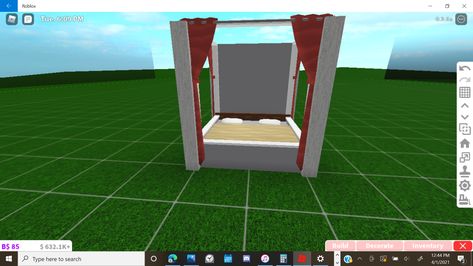 Hey I'm Gracie and I'm a bloxburg builder. I creat bloxburg hacks sometimes. Instructions: put down any bed, add four walls around it. Then put window frames on three sides. Add curtains and pillars. Done! I hope y'all like this! Bloxburg Bed, Bed With Curtains, Bloxburg Hacks, Bloxburg Builds, Bloxburg Ideas, Fourth Wall, Canopy Bed, Window Frames, Family House