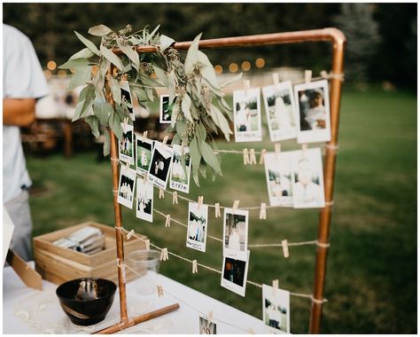 Polaroid Pictures Display, Backyard Wedding Photography, Wedding Photo Display, Backyard Wedding Dresses, Reception Bride, Wedding Backyard, Utah Wedding Photography, Buy Dresses, Utah Wedding