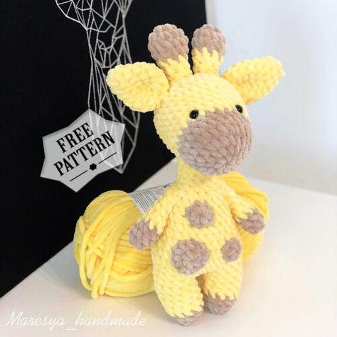 Giraffe Haken, Toy Giraffe, Plush Giraffe, Crochet Giraffe Pattern, Hook Crochet, Amigurumi Minta, Giraffe Crochet, Easy Crochet Animals, Crochet Plush