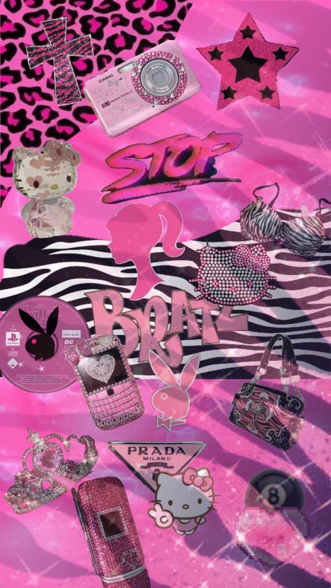 #wallpaper #art #y2k #hellokitty #barbie #bratz #playboy Y2k Wallpaper Bratz, Kitty Aesthetic Wallpaper, Hello Kitty Aesthetic Wallpaper, Playboy Wallpaper, Y2k Wallpaper Iphone, Kitty Aesthetic, Art Y2k, Hello Kitty Aesthetic, Y2k Wallpaper