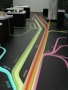 مركز ثقافي, Floor Graphics, Wayfinding Signs, Wayfinding Design, Environmental Graphic Design, Floor Decal, Exhibition Display, Natural Design, Wayfinding Signage