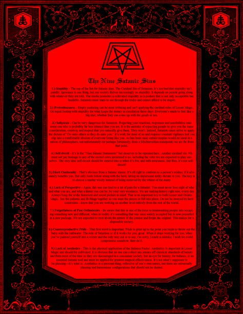 butler-nine-satanic-sins-lg.gif (700×906) Satanic Symbols, Survival Guide, Red Aesthetic, Dark Art, Games To Play, Black And Red, Gif, Technology, Red