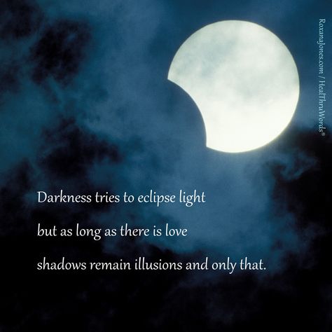 Eclipse Quotes, Eclipse Quote, Thunder Moon, Happy Quotes Inspirational, Moon Quotes, Quote Happy, Illustration Quotes, Witch Magic, Lunar Eclipse