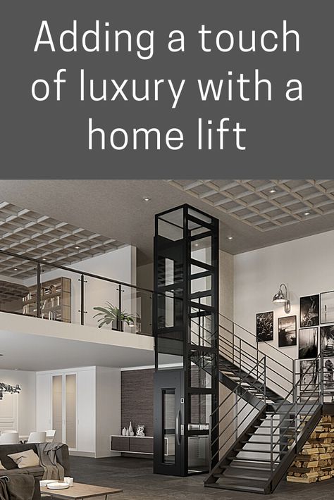 In Home Elevator Design, Elevator Stairs Design, Indoor Home Elevators, Shaftless Home Elevator, Elevator Home Design, Home With Elevator, Home Elevators Modern, Indoor Elevator Home, In House Elevator