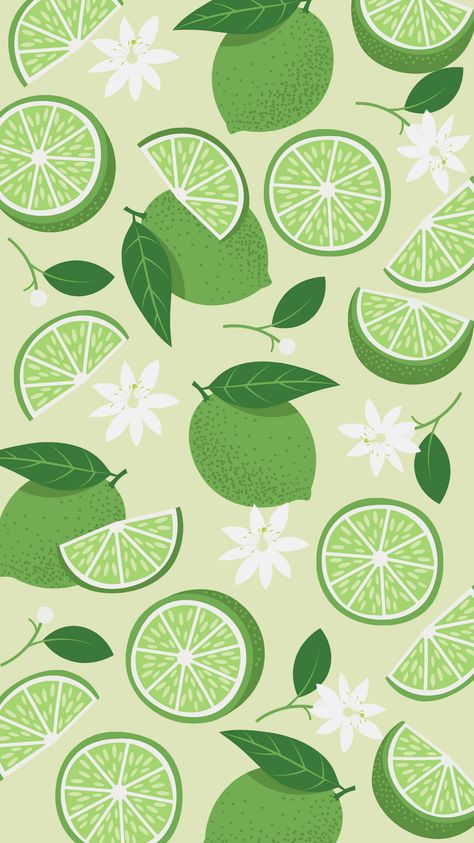 Phone Wallpapers Lime Green Wallpaper, Phone Wallpaper Pastel, Tapeta Z Hello Kitty, Rasy Koni, Cute Summer Wallpapers, Fruit Wallpaper, Simple Phone Wallpapers, Wallpaper Pastel, Preppy Wallpaper