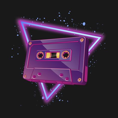 Check out this awesome 'Take+Me+Back+-+Cassette+Tape+Synthwave' design on @TeePublic! #tee #tshirt #design #synthwave #retro #fashion #cassette #tape #nostalgia #buyart #buy #art #print #cool #gift #80s #style #outrun #retrowave #vintage #triangle #synthpop #cyberpunk #neon #aesthetics #purple #future #edmproject #decor #sticker 80 Art 80s Style, 80s Retrowave Aesthetic, Synthpop Aesthetic, Retrowave Outfit, Synthwave Tattoo Ideas, 80s Neon Aesthetic, Cassette Tapes Aesthetic, Outrun Aesthetic, 80s Synthwave Aesthetic