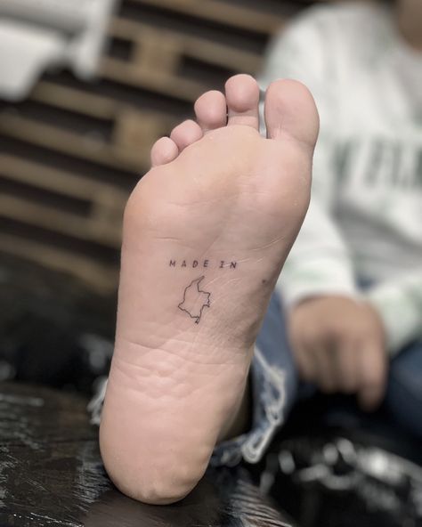 Bogota- Colombia Colombia Map Tattoo, Colombian Inspired Tattoo, Colombian Tattoo Ideas, Columbia Tattoo, Colombia Tattoo Ideas, Colombian Tattoo, Colombia Tattoo, Change Tattoo, Colombia Map