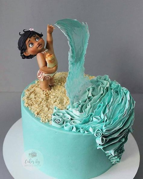 Candy Page 🍬 on Instagram: “1 -  5 ? ❣️Follow @art.candypage for  more❣️ ──────────────────────── Artist : @cakes_ mariamgevorgyan Source : Instagram.com…” Kue Disney, Moana Birthday Cake, Disney Themed Cakes, Cartoon Birthday Cake, Disney Cupcakes, Moana Cake, Movie Cakes, Disney Birthday Cakes, 3 Birthday